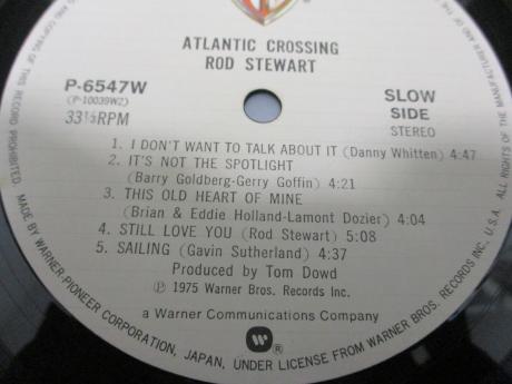 Rod Stewart Atlantic Crossing Japan Tour ED LP GREEN OBI