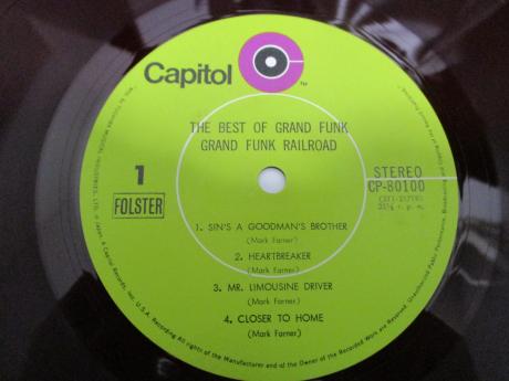 Grand Funk Railroad Best Of Japan Orig. LP OBI G/F RED WAX