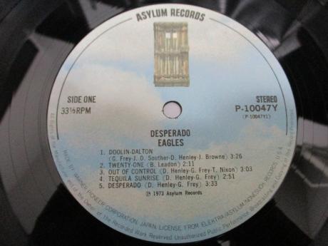 Eagles Desperado Japan Early Press LP OBI INSERT