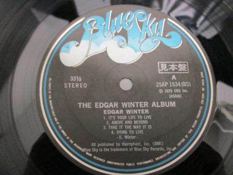 Edgar Winter The Edgar Winter Album Japan Orig. PROMO LP OBI