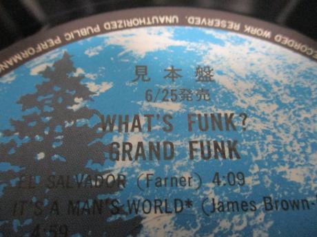 Grand Funk Railroad What's Funk ? Japan Orig. PROMO LP