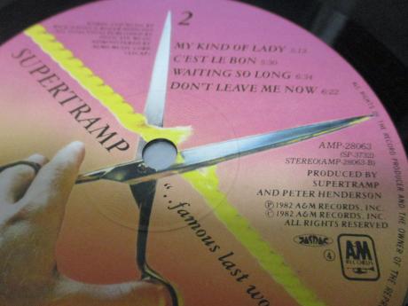 Supertramp Famous Last Words Japan Orig. LP OBI