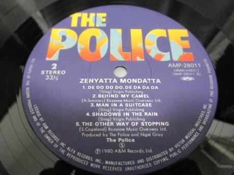Police Zenyatta Mondatta Japan Orig. LP OBI INSERT