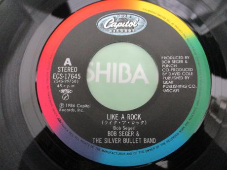Bob Seger And The Silver Bullet Band Like A Rock Japan Orig. 7” RARE PS