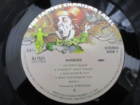 Brand X Masques Japan Orig. LP OBI INSERT