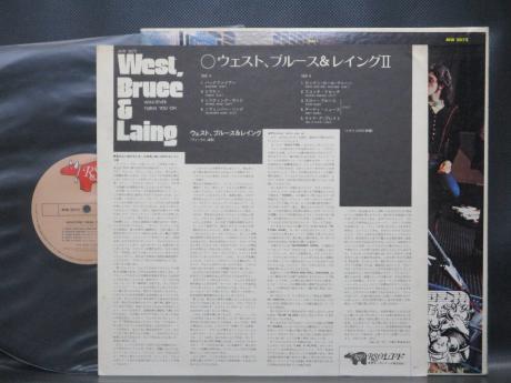 West Bruce & Laing Whatever Turns You On Japan Orig. LP BIG POSTER