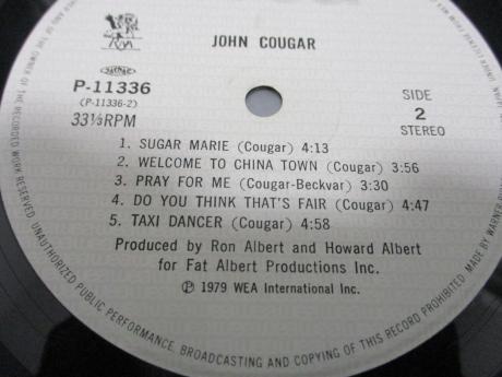 John Cougar 3rd S/T Same Title Japan Orig. LP OBI