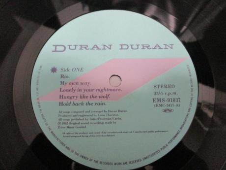 Duran Duran Rio Japan Early Press LP OBI INSERT