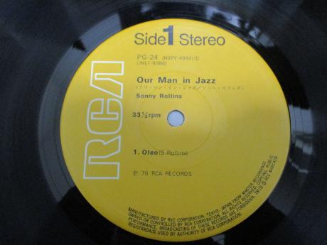 Sonny Rollins Our Man In Jazz Japan LTD LP CAP OBI SHRINK