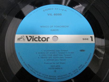 Europe Wings of Tomorrow Japan Orig. LP OBI INSERT