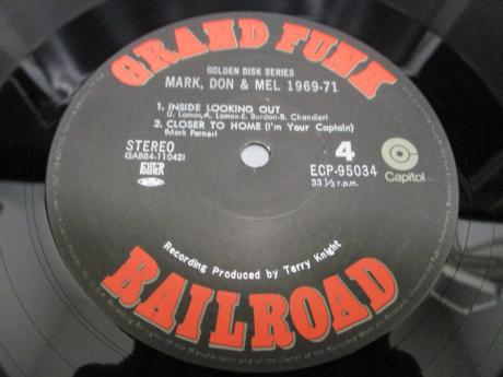 Grand Funk Railroad Golden Disk Mark Don & Mel 1969 - 1971 Japan Orig. 2LP OBI BIG POSTER