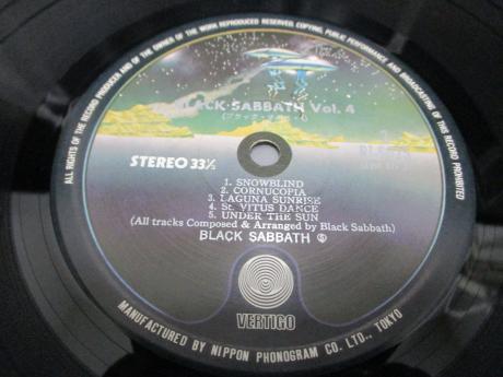 Black Sabbath Vol 4 Japan Rare LP RED OBI DIF COVER