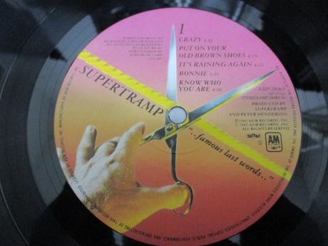 Supertramp Famous Last Words Japan Orig. LP OBI
