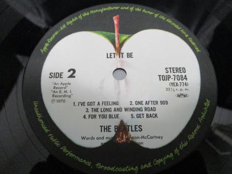 Beatles Let It Be Japan 30th Anniv LTD LP OBI