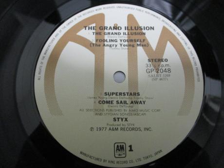 Styx The Grand Illusion Japan Orig. LP OBI INSERT