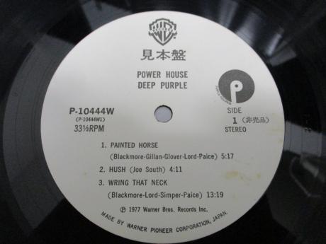 Deep Purple Power House Japan Orig. PROMO LP WHITE LABEL