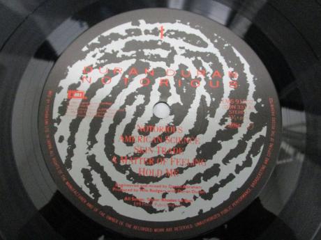 Duran Duran Notorious Japan Orig. LP OBI INSERT