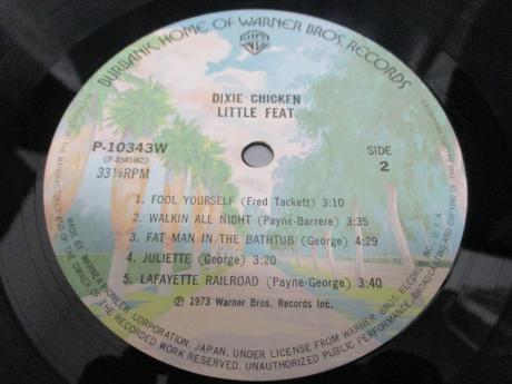 Little Feat Dixie Chicken Japan Rare LP GREEN OBI
