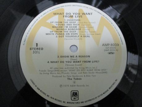 The Tubes What Do You Want From Live Japan Tour ED 2LP RED OBI