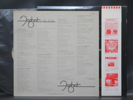 Foghat Night Shift Japan Orig. LP OBI INSERT