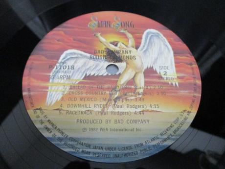 Bad Company Rough Diamonds Japan Orig. PROMO LP OBI