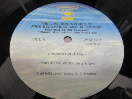 Mike Bloomfield & Al Kooper Live Adventures Of Japan LTD 2LP RED OBI