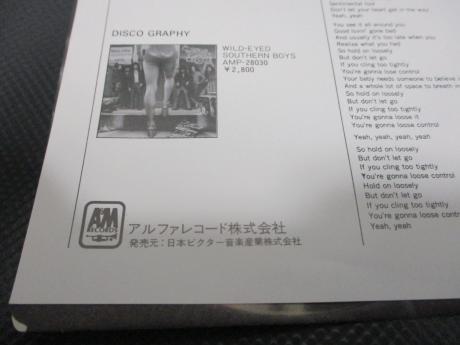 38 Special Hold On Loosely Japan Orig. 7" RARE PS