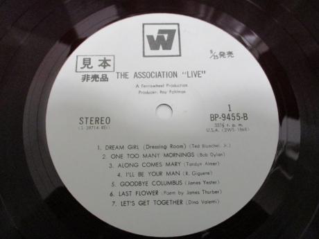 Association Live Japan Orig. PROMO 2LP RED WAX WHITE LABEL