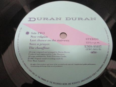 Duran Duran Rio Japan Early Press LP OBI INSERT