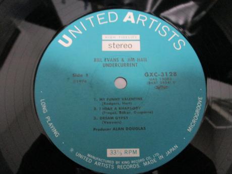 Bill Evans Jim Hall Undercurrent Japan Rare LP OBI