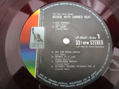 Canned Heat Boogie with Japan Orig. LP DIF RED WAX