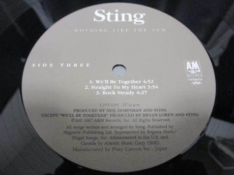 Police Sting Nothing Like the Sun Japan Orig. 2LP OBI