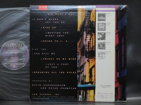 Peter Frampton Breaking All the Rules Japan Orig. PROMO LP OBI