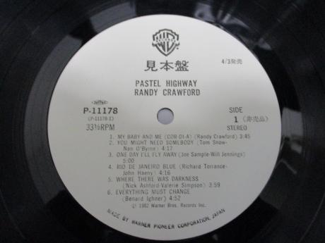 Randy Crawford Pastel Highway Japan Orig. PROMO LP OBI WHITE LABEL