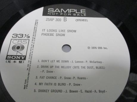 Phoebe Snow It Looks Like Snow Japan Orig. PROMO LP OBI PRO-SHEET