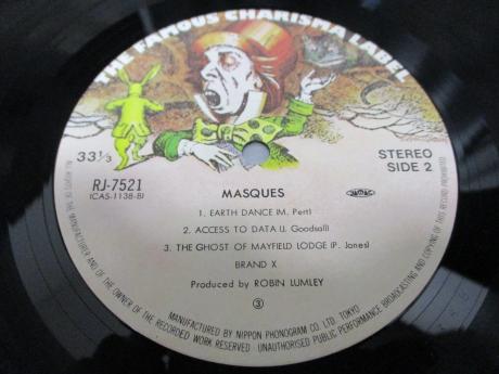Brand X Masques Japan Orig. LP OBI INSERT