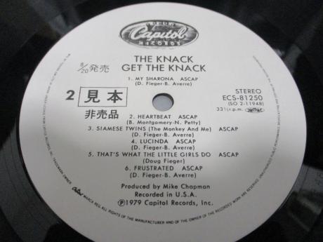 Knack Get the Knack Japan Orig. PROMO LP OBI WHITE LABEL