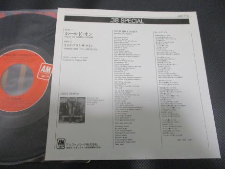 38 Special Hold On Loosely Japan Orig. 7" RARE PS
