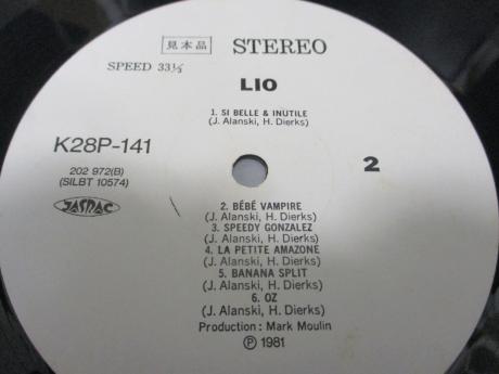 Lio 1st S/T Japan Orig. PROMO LP OBI WHITE LABEL
