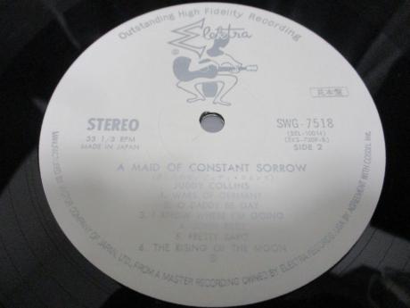 Judy Collins A Maid Of Constant Sorrow Japan Orig. PROMO LP OBI WHITE LABEL