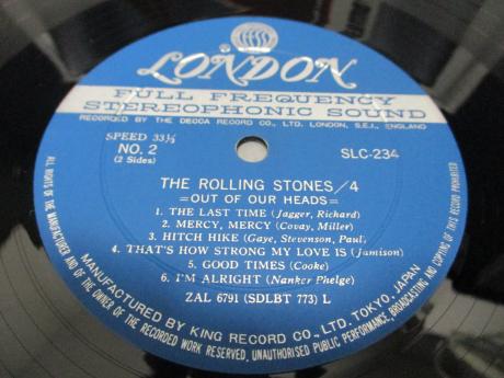 Rolling Stones 4 Out Of Our Heads Japan Early LP G/F DIF POSTER