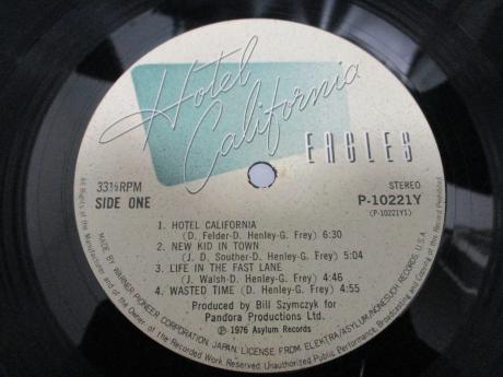 Eagles Hotel California Japan Orig. LP OBI POSTER
