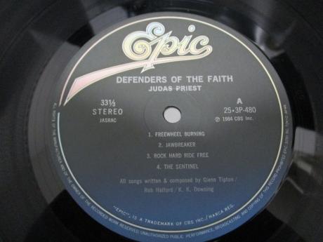 Judas Priest Defenders of the Faith Japan Orig. LP OBI