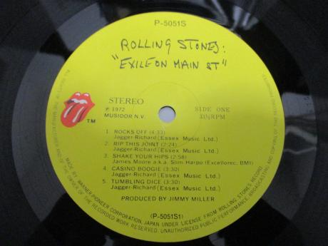 Rolling Stones Exile Main St Japan Orig. 2LP OBI INSERT