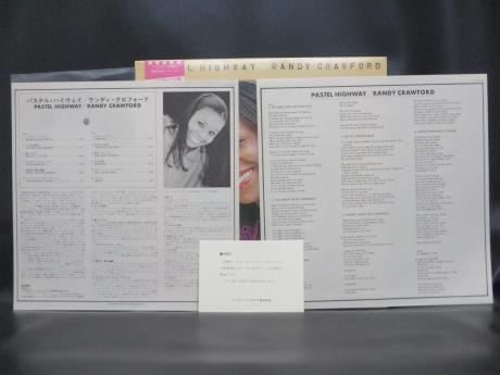Randy Crawford Pastel Highway Japan Orig. PROMO LP OBI WHITE LABEL