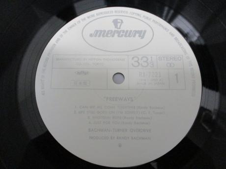 Bachman-Turner Overdrive Freeways Japan Orig. PROMO LP OBI WHITE LABEL