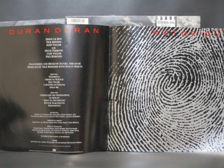 Duran Duran Notorious Japan Orig. LP OBI RARE POSTER