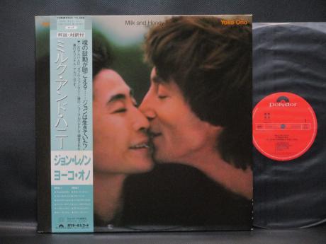 John Lennon & Yoko Ono Milk and Honey Japan Orig. LP OBI