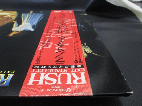 Rush Exit Stage Left Japan Orig. 2LP OBI INSERT