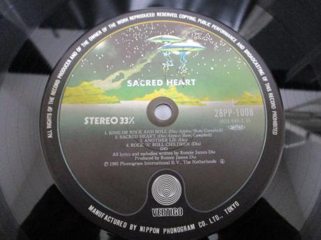 DIO Sacred Heart Japan Orig. LP OBI INSERT